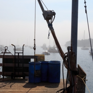 Boats in morning mist, Maine - Ellie Kennard 2015