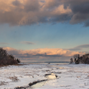 Sunset Medford Nova Scotia, Leap Day, 2012 – facing East