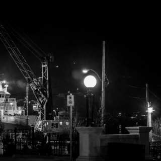 Harbour at Night - Look UP! - Ellie Kennard 2013